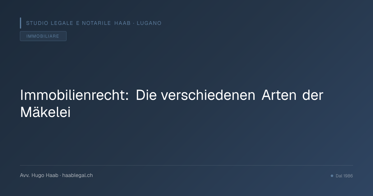 Immobilienrecht: Die verschiedenen Arten der Mäkelei